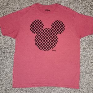 Checker Board Mickey Mouse XL Tee Shirt